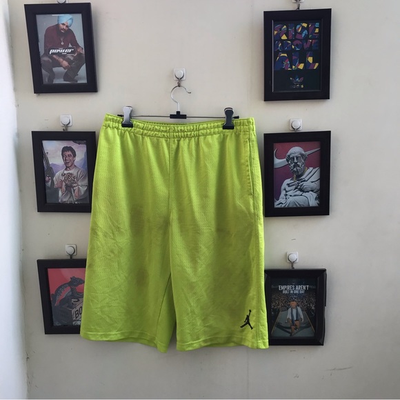 Jordan neon basketball shorts (strains) (S-M-L) - Picture 2 of 6